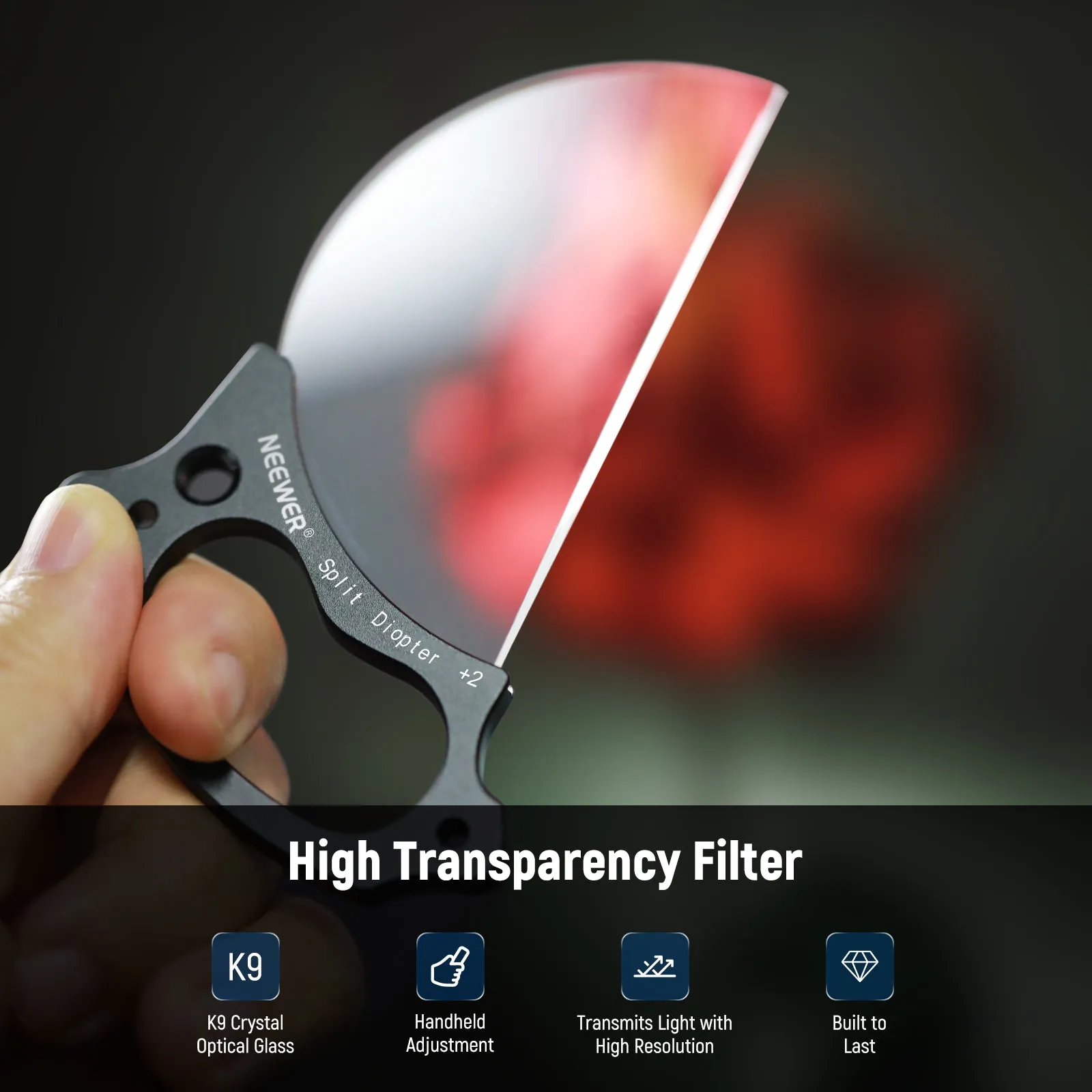 NEEWER FL-E5 79mm Split Diopter Effect Filter