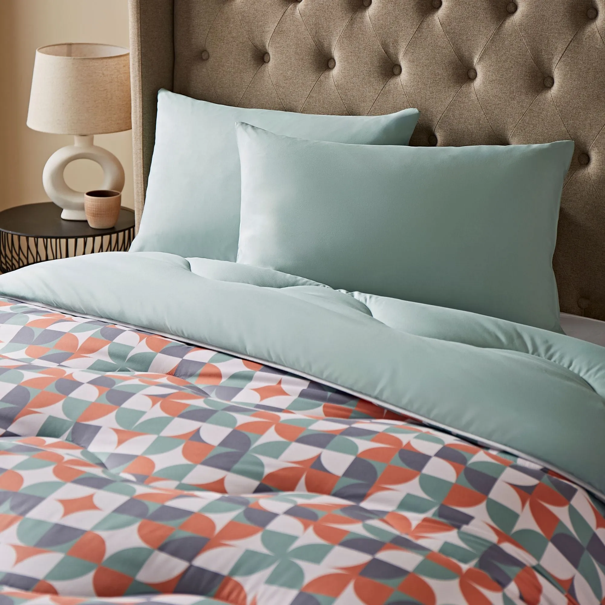 Night Lark® Scandi Geometric Coverless Duvet Set