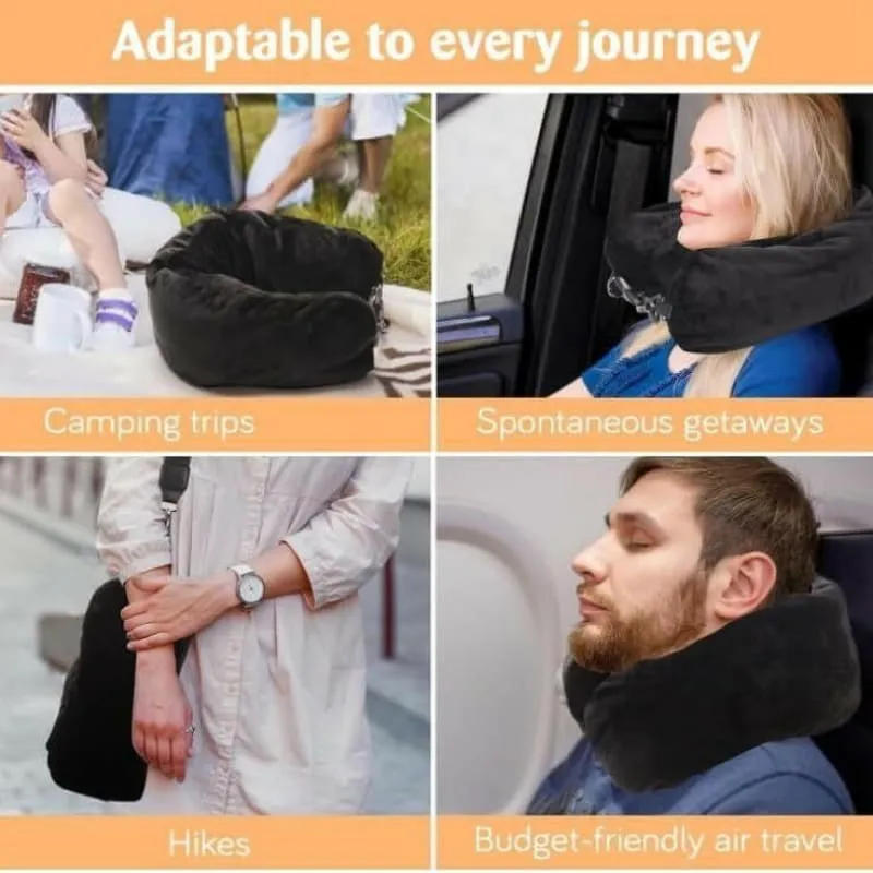 Portable Travel Pillow for Easy Packing and Excess Baggage Solutions