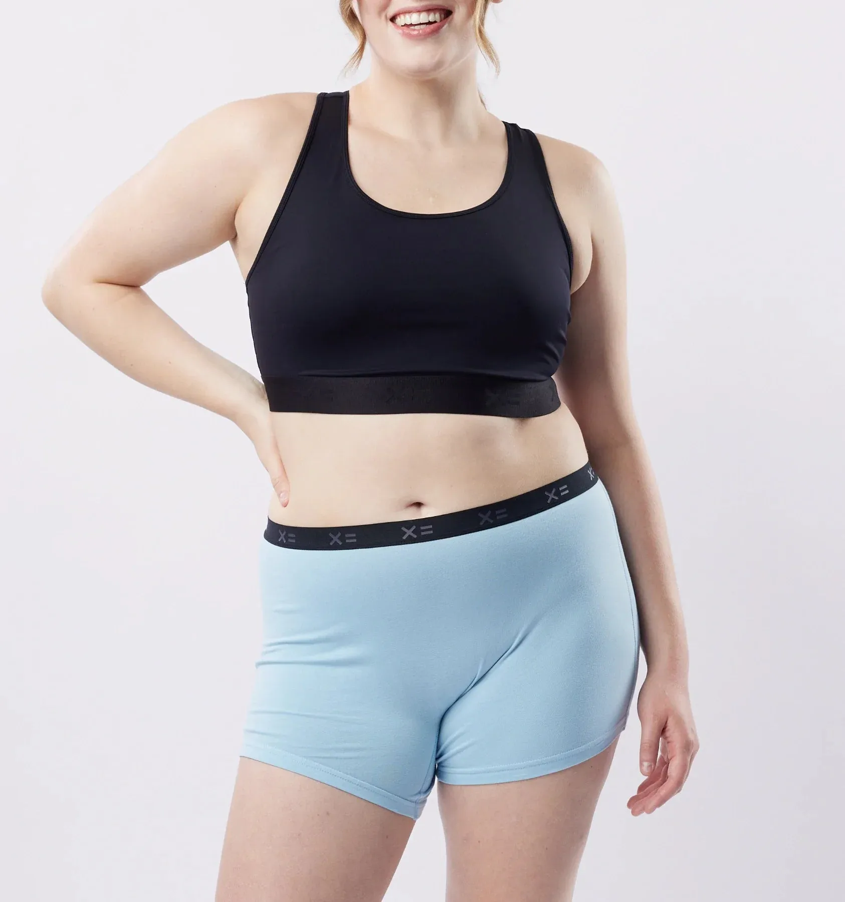 Racerback Compression Top LC - Bluestone