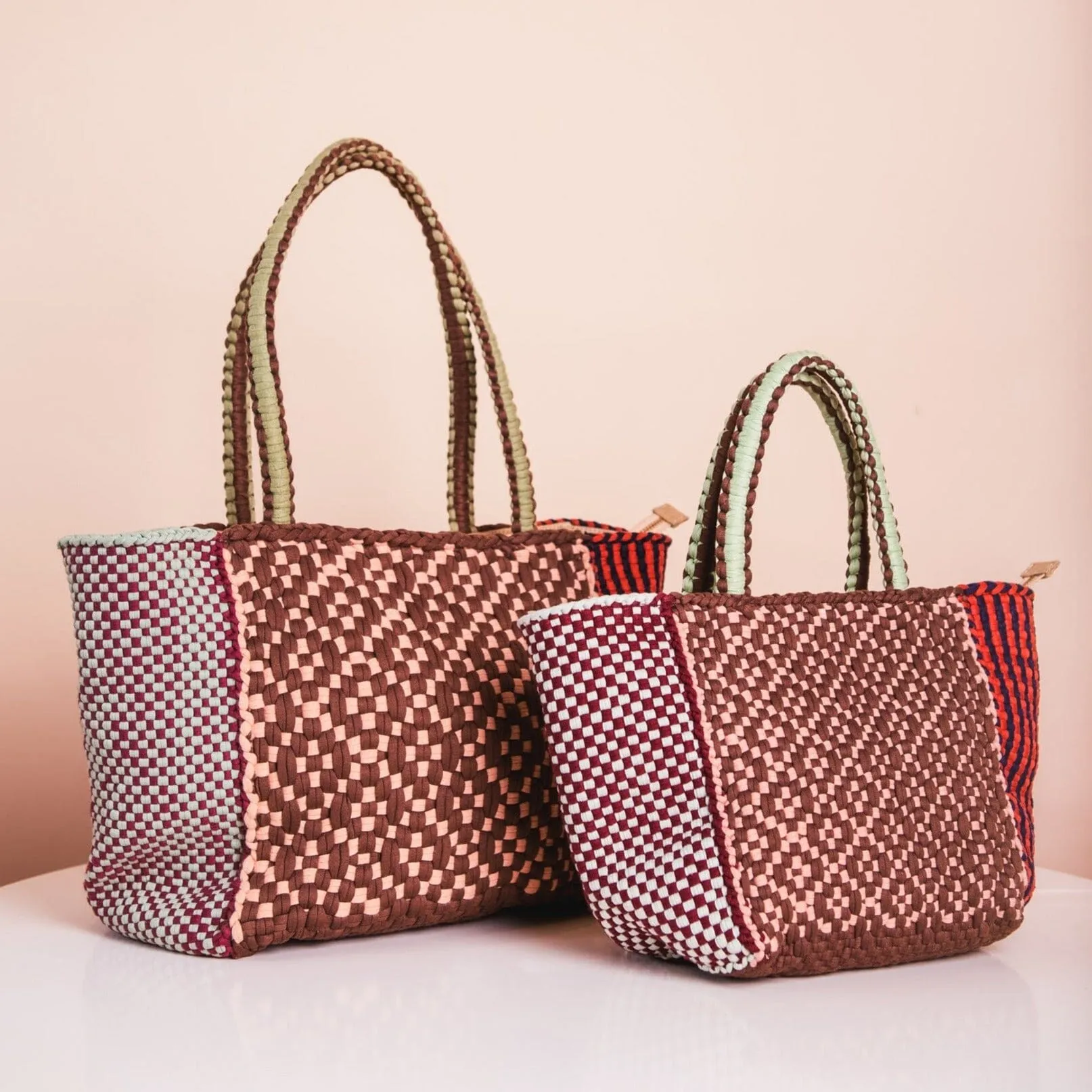 [Ready Today] Multi Weave Tote Large Santa Fe