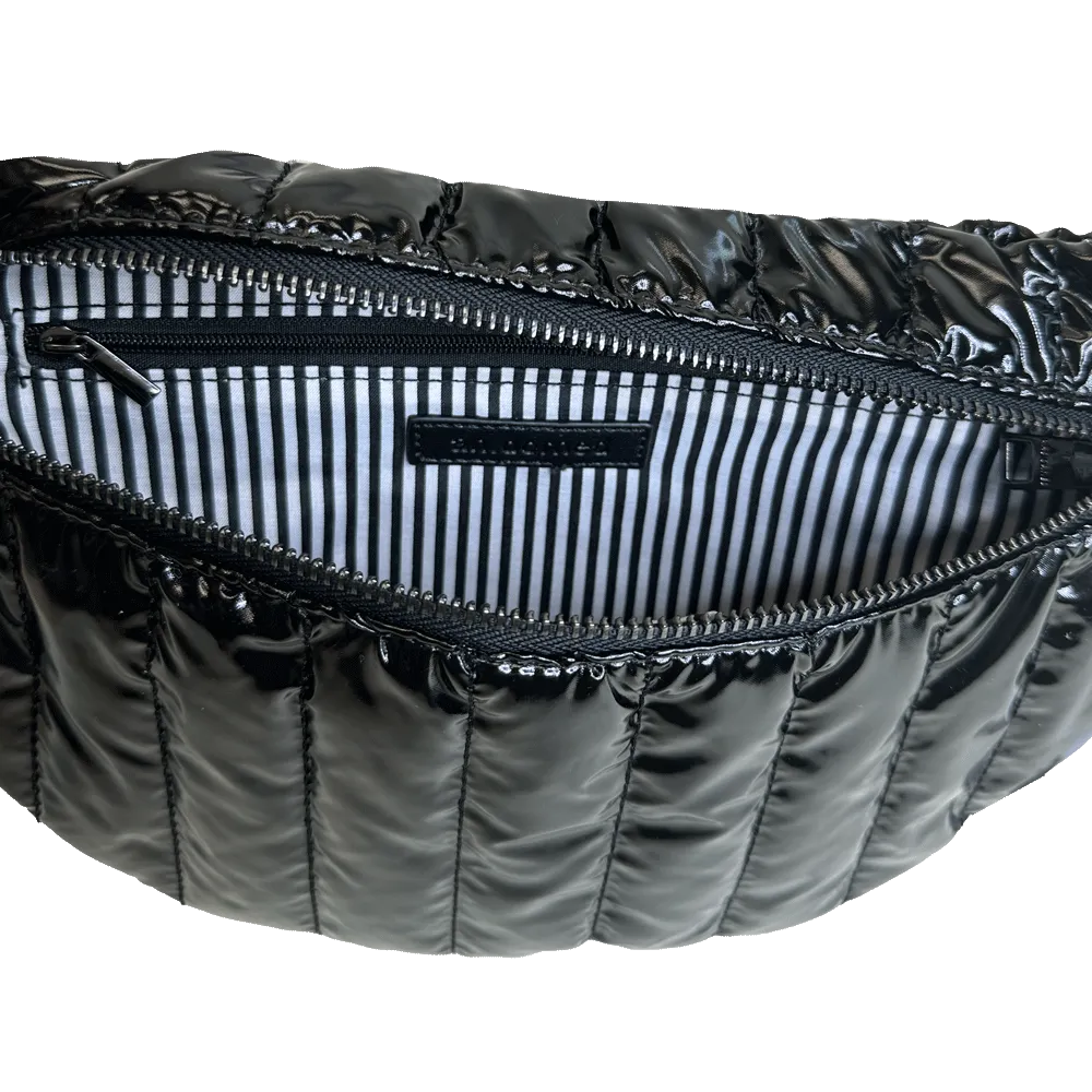 Reese Liquid Quilted Nylon Bum Bag