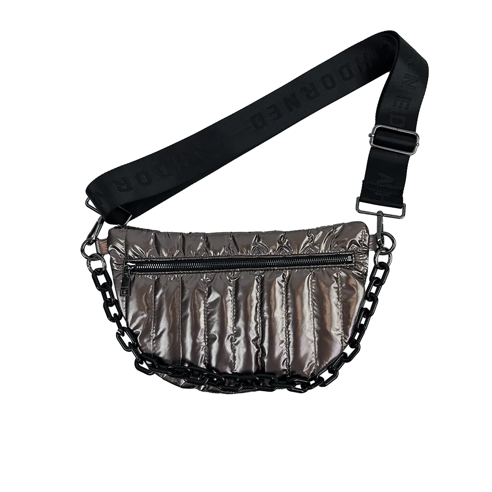 Reese Liquid Quilted Nylon Bum Bag