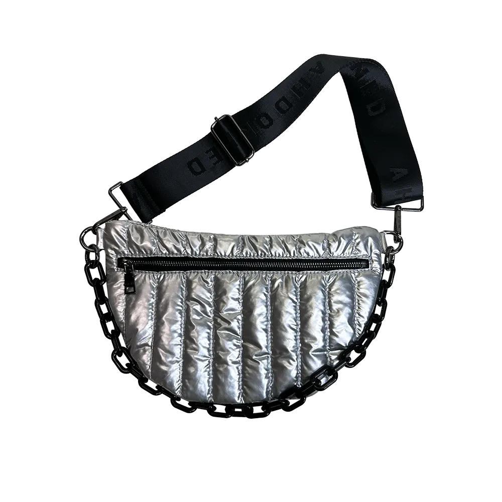 Reese Liquid Quilted Nylon Bum Bag