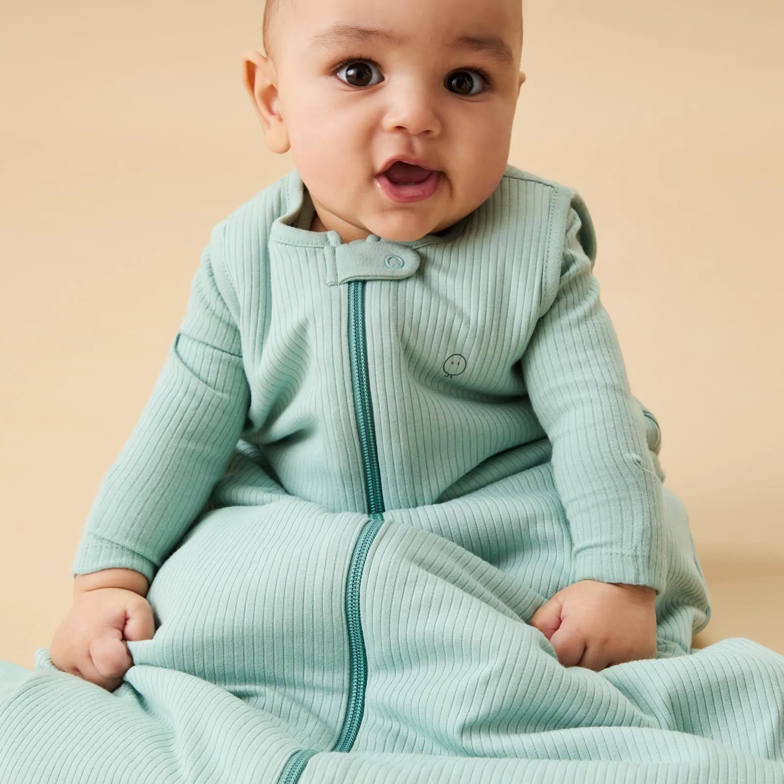 Ribbed Front Opening Sleep Sack 1.5 TOG