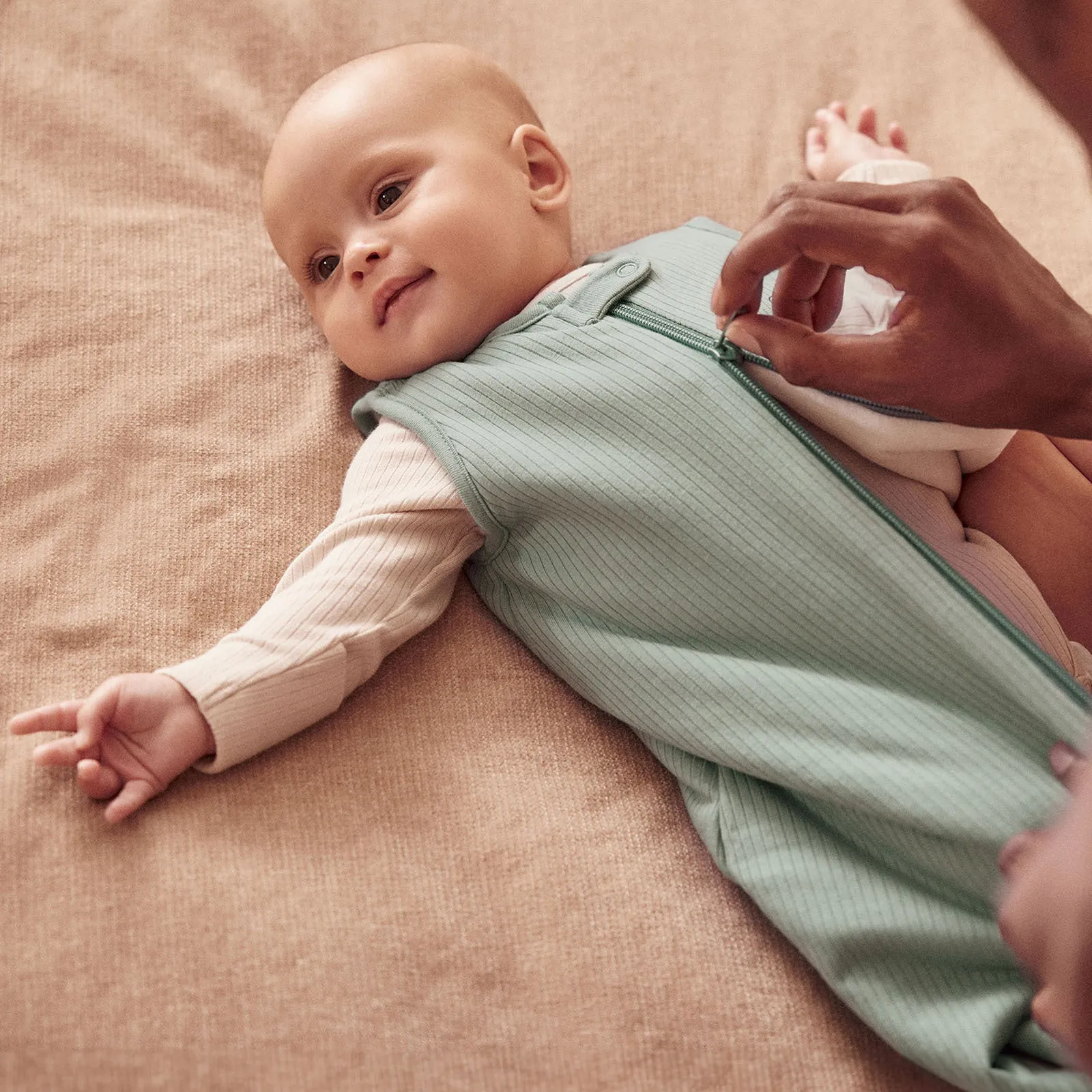 Ribbed Front Opening Sleep Sack 1.5 TOG