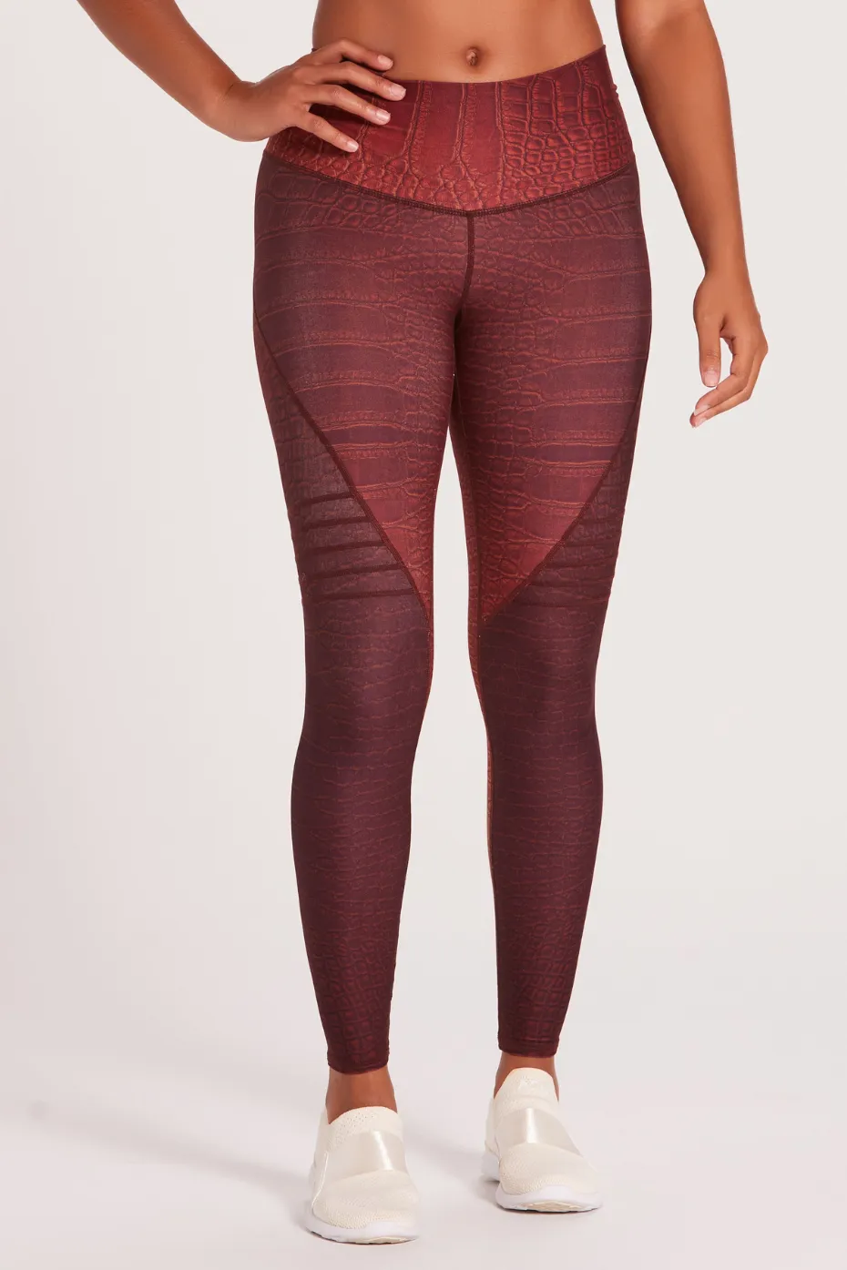 Slice Legging | Croc | Chocolate