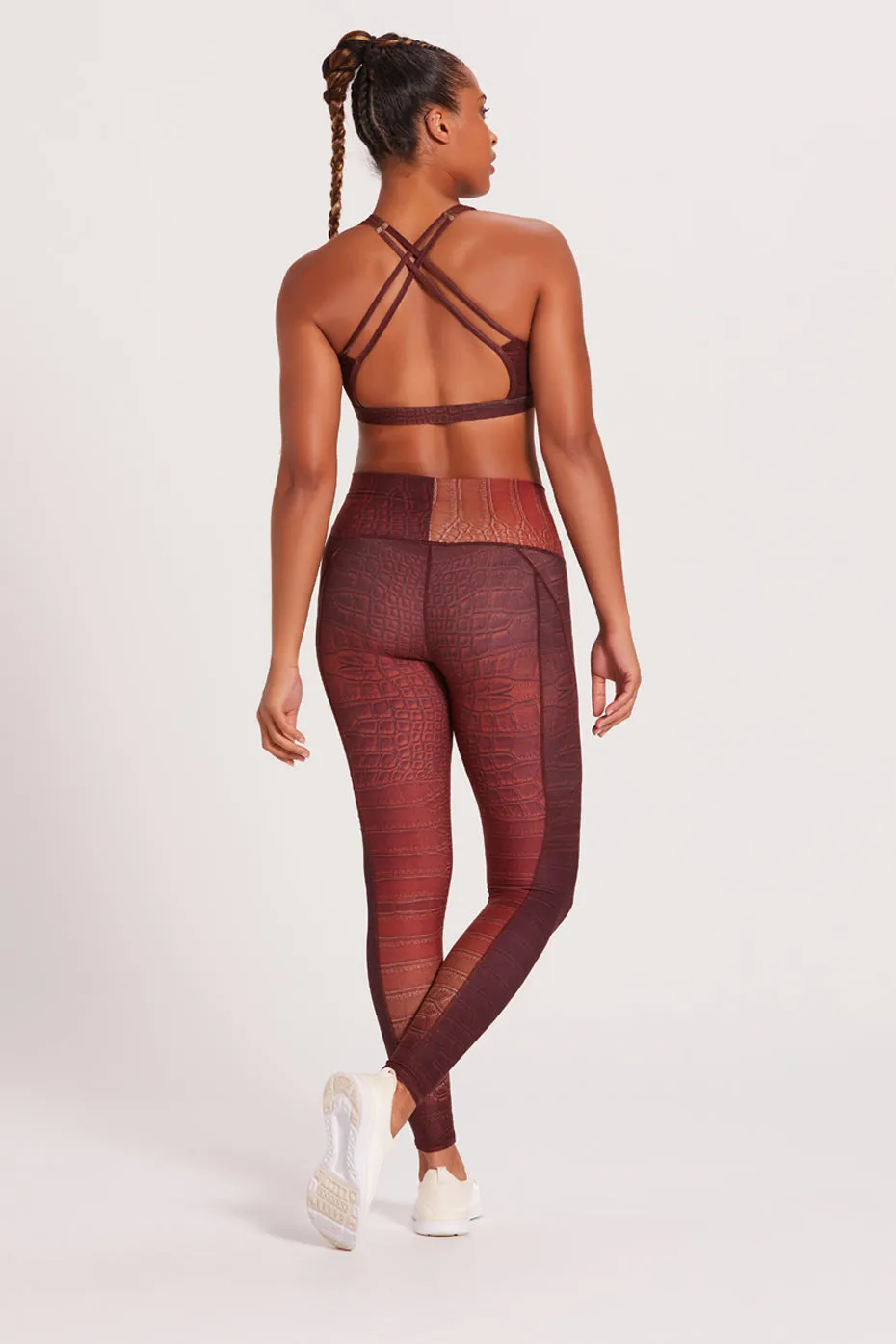 Slice Legging | Croc | Chocolate