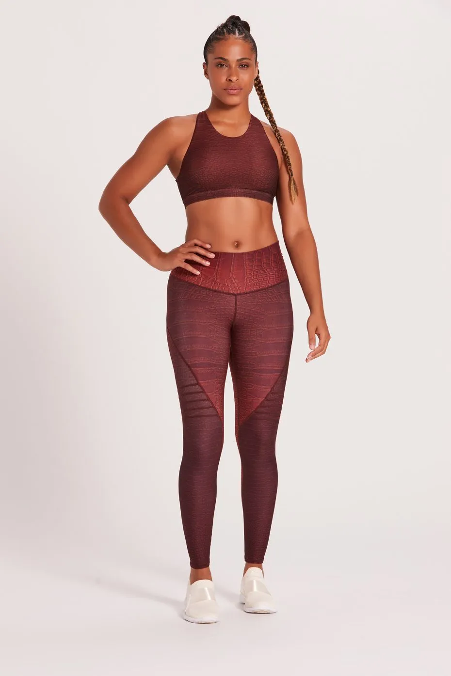 Slice Legging | Croc | Chocolate