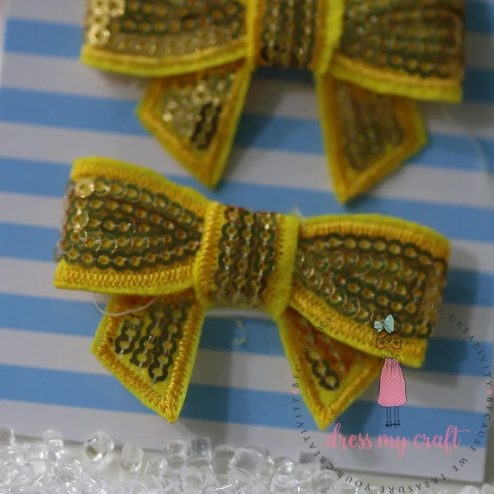 Sparkling Bow - Yellow