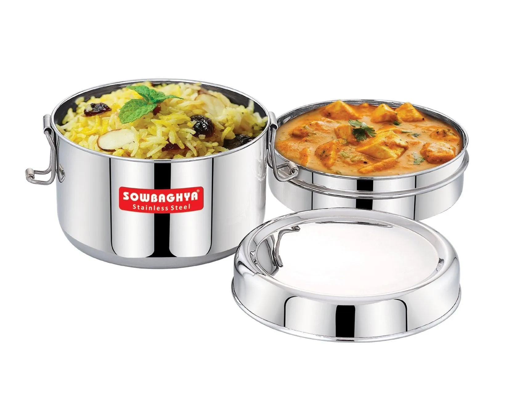 Stainless Steel Lunch Box -Single