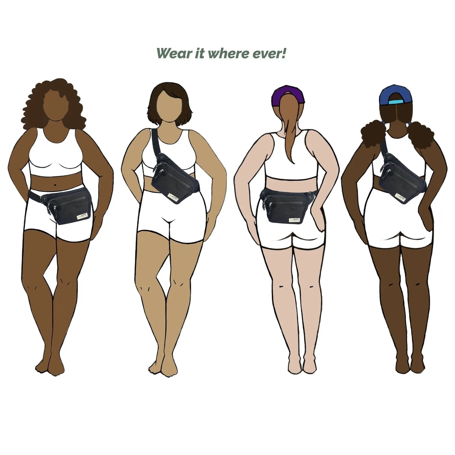 Succulent Social Ranger Hip Pack