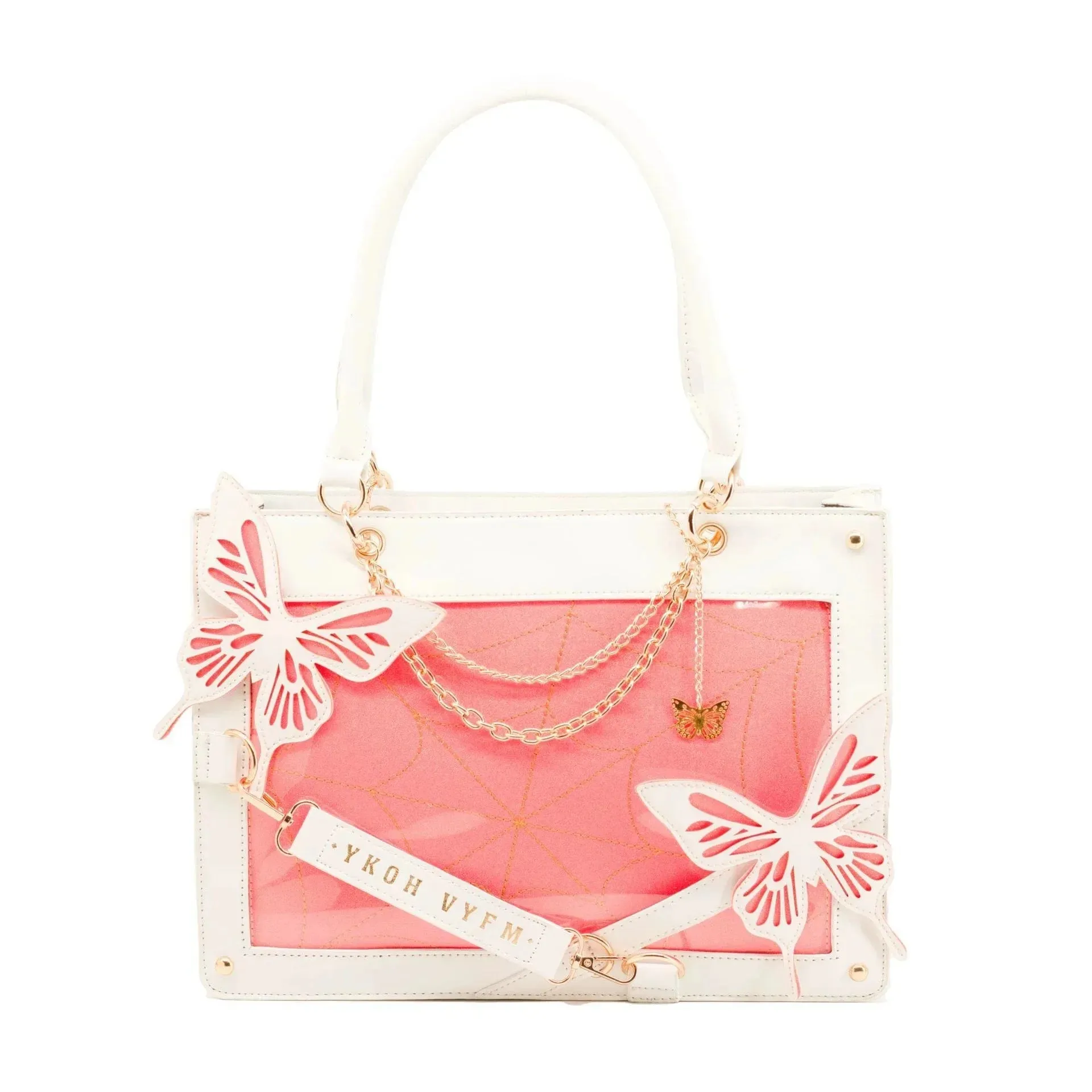 TAVIMART  -  Y2K Labyrinth Butterfly Spider Web Chain Handbags Fashion DIY Transparent Ita Bag Girl Lolita Gothic Tote Vintage Shoulder Bag