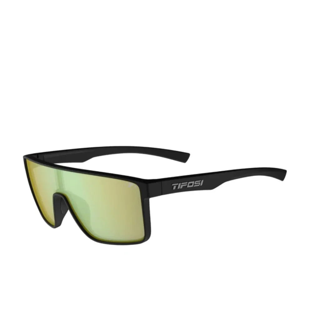 Tifosi Sunglasses Sanctum - Matte Black/Smoke Tint Yellow Mirror