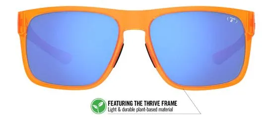 Tifosi Sunglasses Swick - Orange Quartz/Smoke Tint Blue Mirror