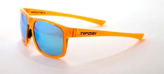 Tifosi Sunglasses Swick - Orange Quartz/Smoke Tint Blue Mirror