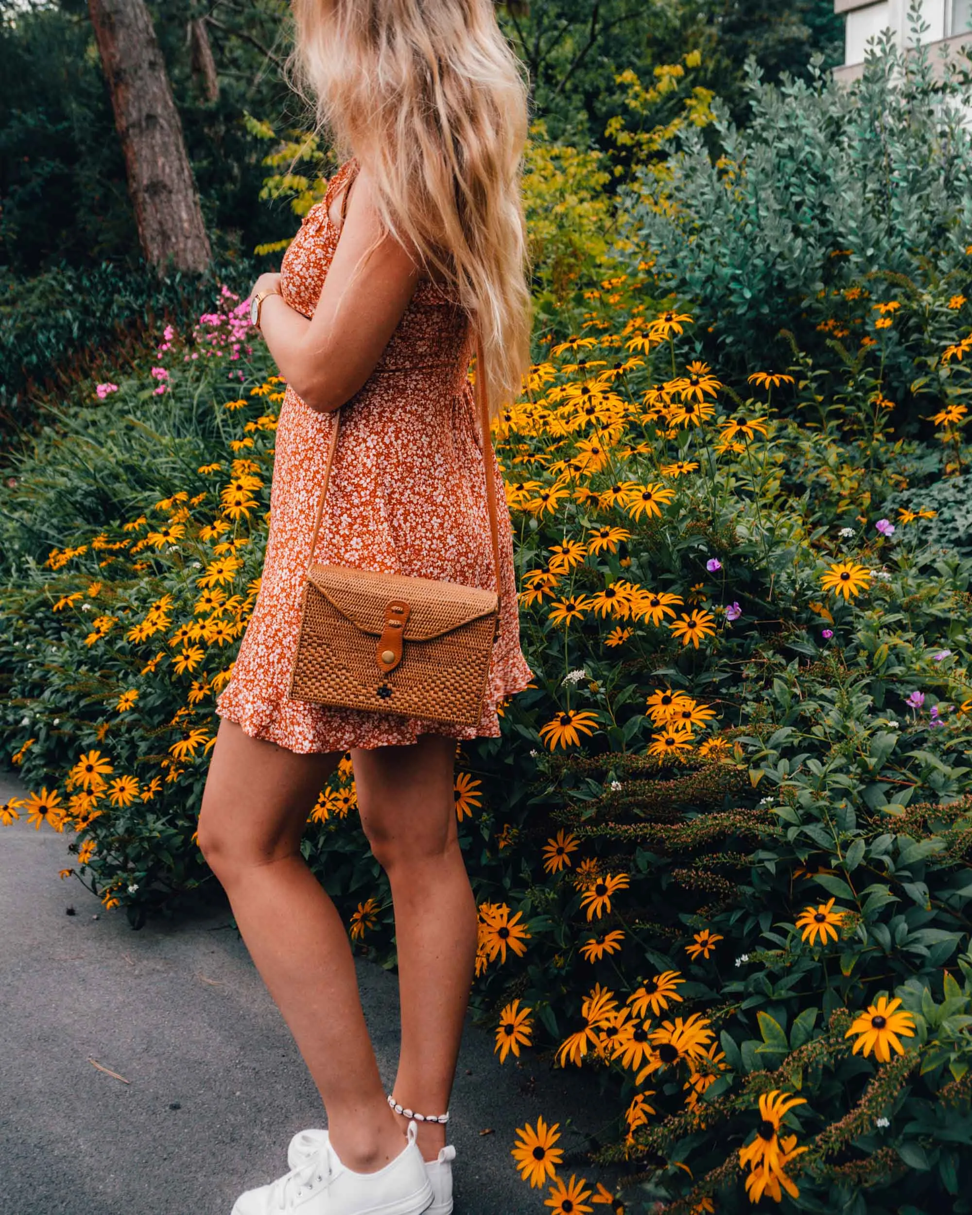 Vegan Mawi Rattan Bag