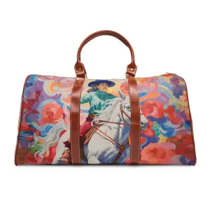 Vintage Cowgirl Art Travel Bag - Bigger than most duffle bags, tote bags and even most weekender bags!