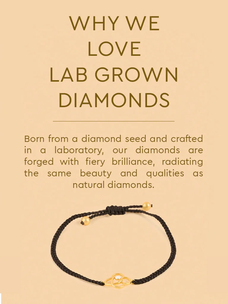 Westside X Pome Delicate Floral Lace-Diamond Macrame Bracelet