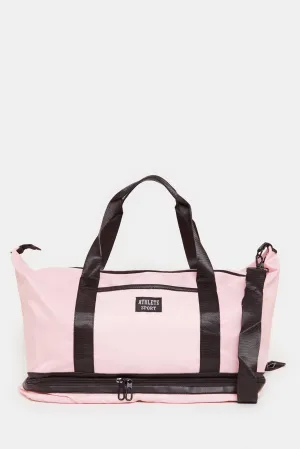 Women Pink Plain Active Bag