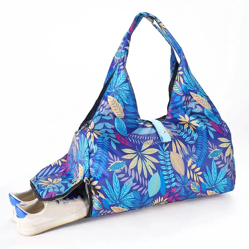 Womens Gym Bag with Yoga Mat Holder 10 Colors  Large Capacity Sports Duffel with Shoe Compartment, Ventilation, and Secure Mat Strap
