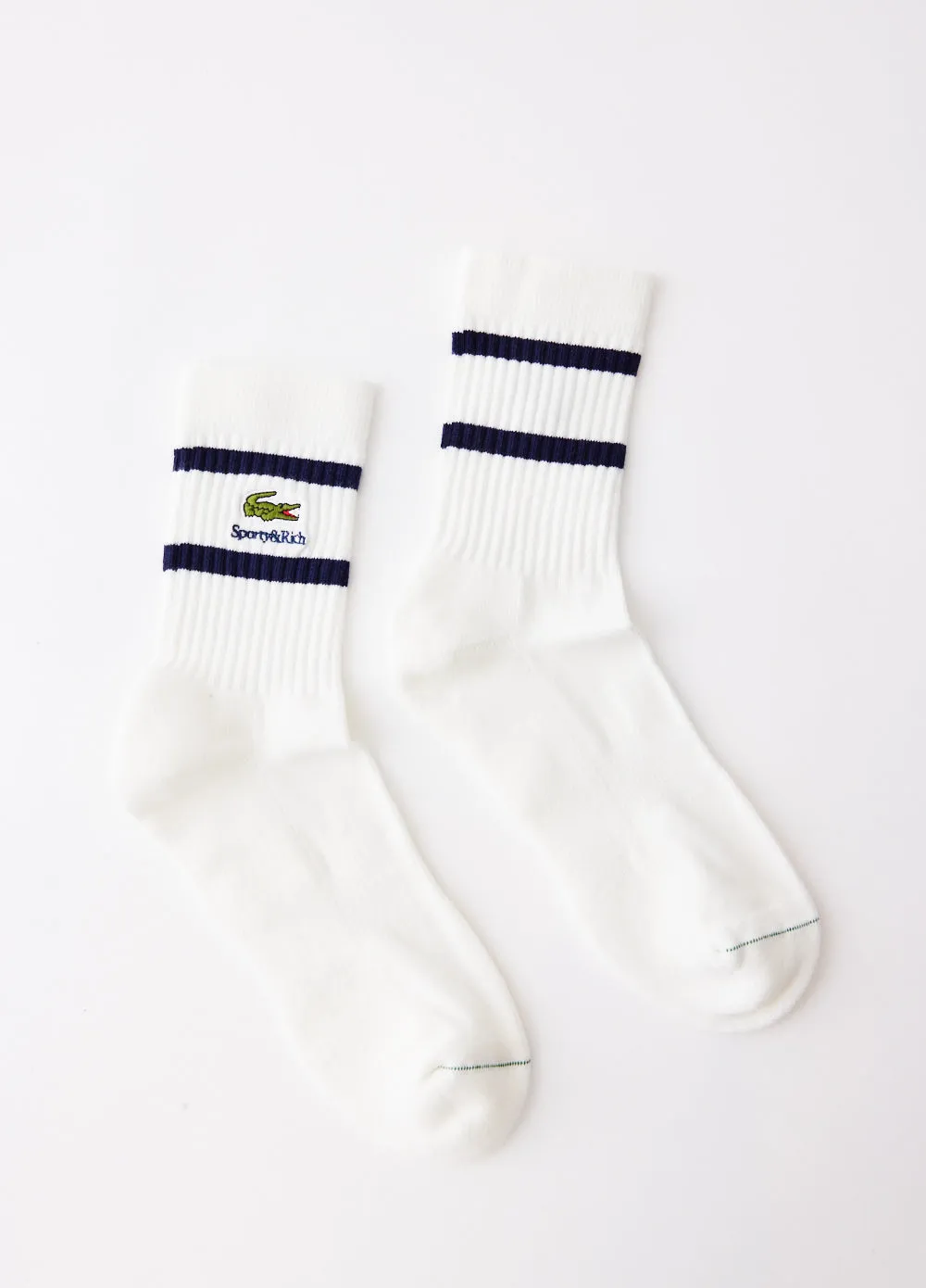 x Lacoste 2-Pack Ribbed Striped Socks